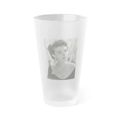 Paula Raymond #30 (Vintage Female Icon) Frosted Pint Glass 16oz 16oz Frosted - Go Mug Yourself