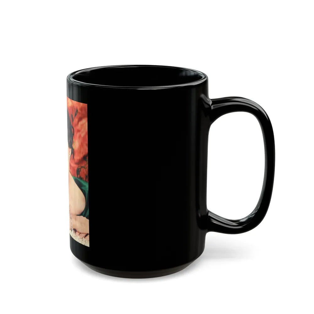 Paula Raymond #31 (Vintage Female Icon) Black Coffee Mug-Go Mug Yourself