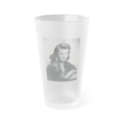 Paula Raymond #34 (Vintage Female Icon) Frosted Pint Glass 16oz-16oz-Frosted-Go Mug Yourself