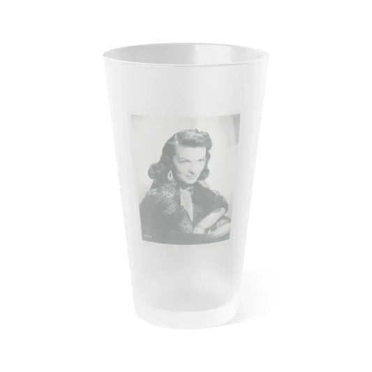 Paula Raymond #34 (Vintage Female Icon) Frosted Pint Glass 16oz 16oz Frosted - Go Mug Yourself