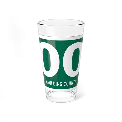 Paulding County OH template (Ohio) (Road Sign) Pint Glass 16oz 16oz - Go Mug Yourself