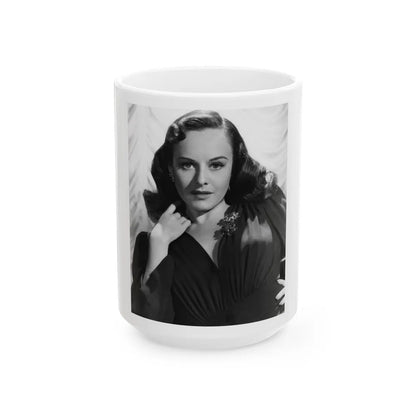 Paulette Goddard #137 (Vintage Female Icon) White Coffee Mug-15oz-Go Mug Yourself