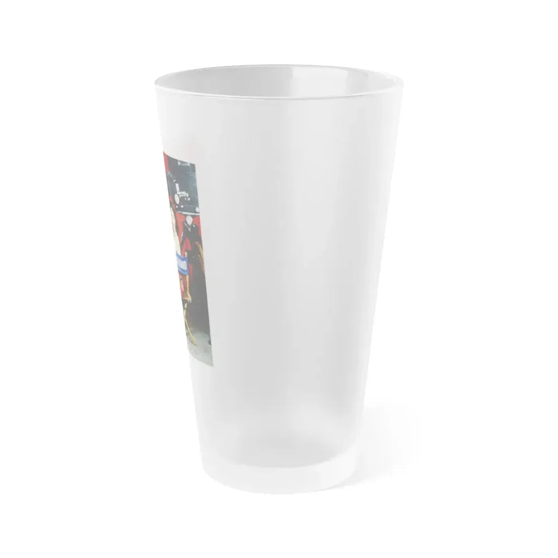 Paulette Goddard #138 (Vintage Female Icon) Frosted Pint Glass 16oz - Go Mug Yourself