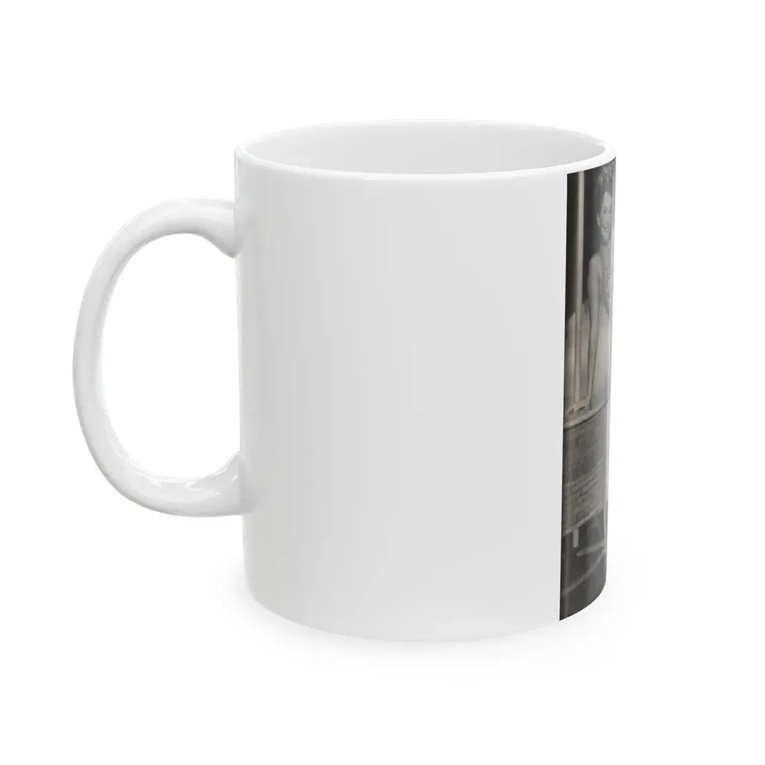 Paulette Goddard #140 - Physical Culture Pocket Mag. Oct. '46 - 1 B&W Photo (Vintage Female Icon) White Coffee Mug - Go Mug Yourself