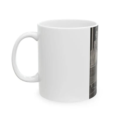 Paulette Goddard #140 - Physical Culture Pocket Mag. Oct. '46 - 1 B&W Photo (Vintage Female Icon) White Coffee Mug - Go Mug Yourself