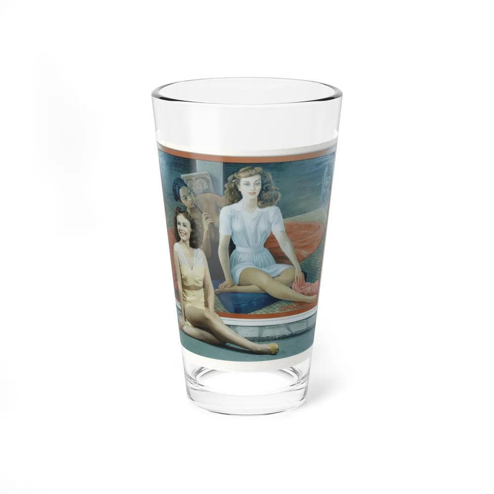 Paulette Goddard #142 (Vintage Female Icon) Pint Glass 16oz-16oz-Go Mug Yourself