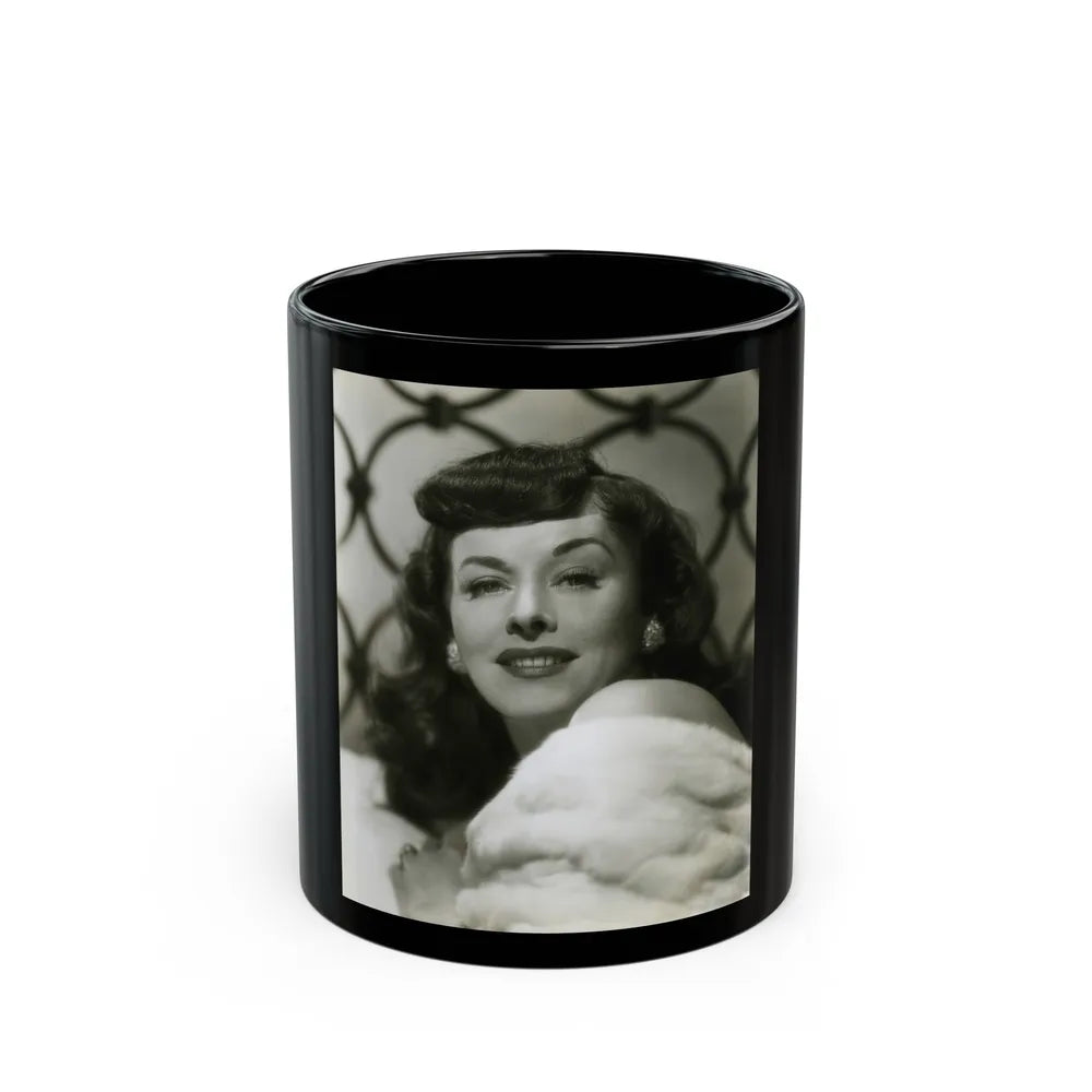 Paulette Goddard #151 (Vintage Female Icon) Black Coffee Mug-11oz-Go Mug Yourself