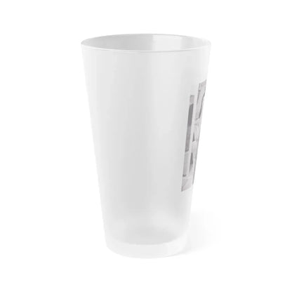 Paulette Goddard #155 (Vintage Female Icon) Frosted Pint Glass 16oz - Go Mug Yourself