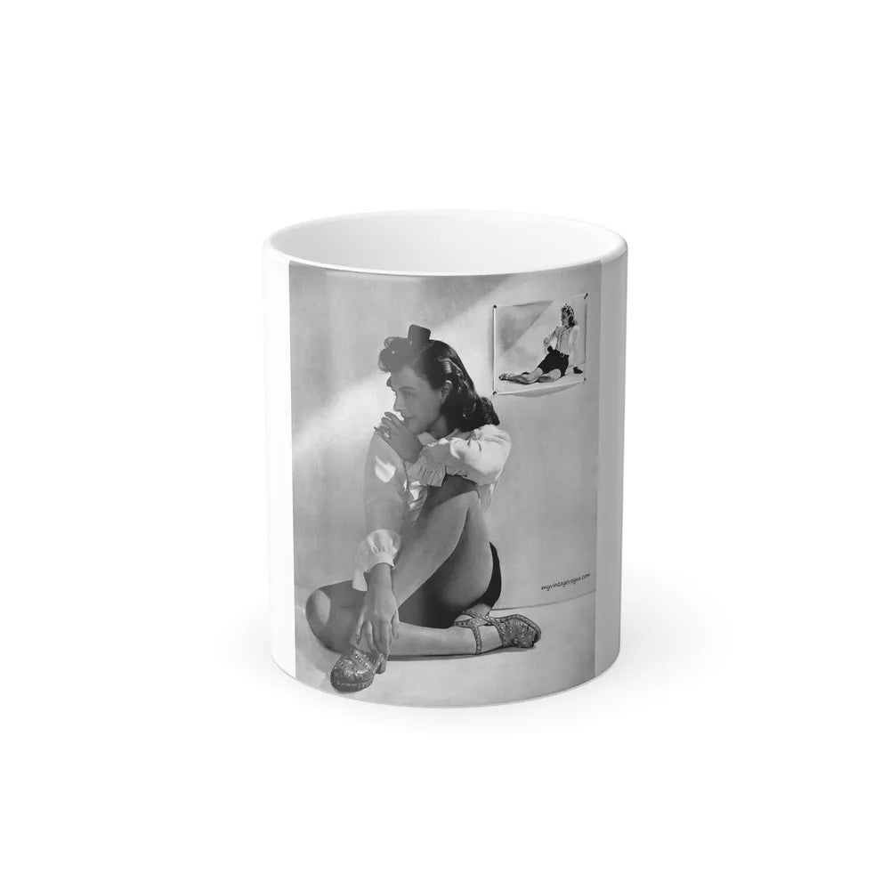 Paulette Goddard #157 (Vintage Female Icons) Color Changing Mug 11oz-11oz-Go Mug Yourself