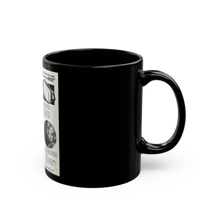 Paulette Goddard #162 - Shampoo Add (Vintage Female Icon) Black Coffee Mug - Go Mug Yourself