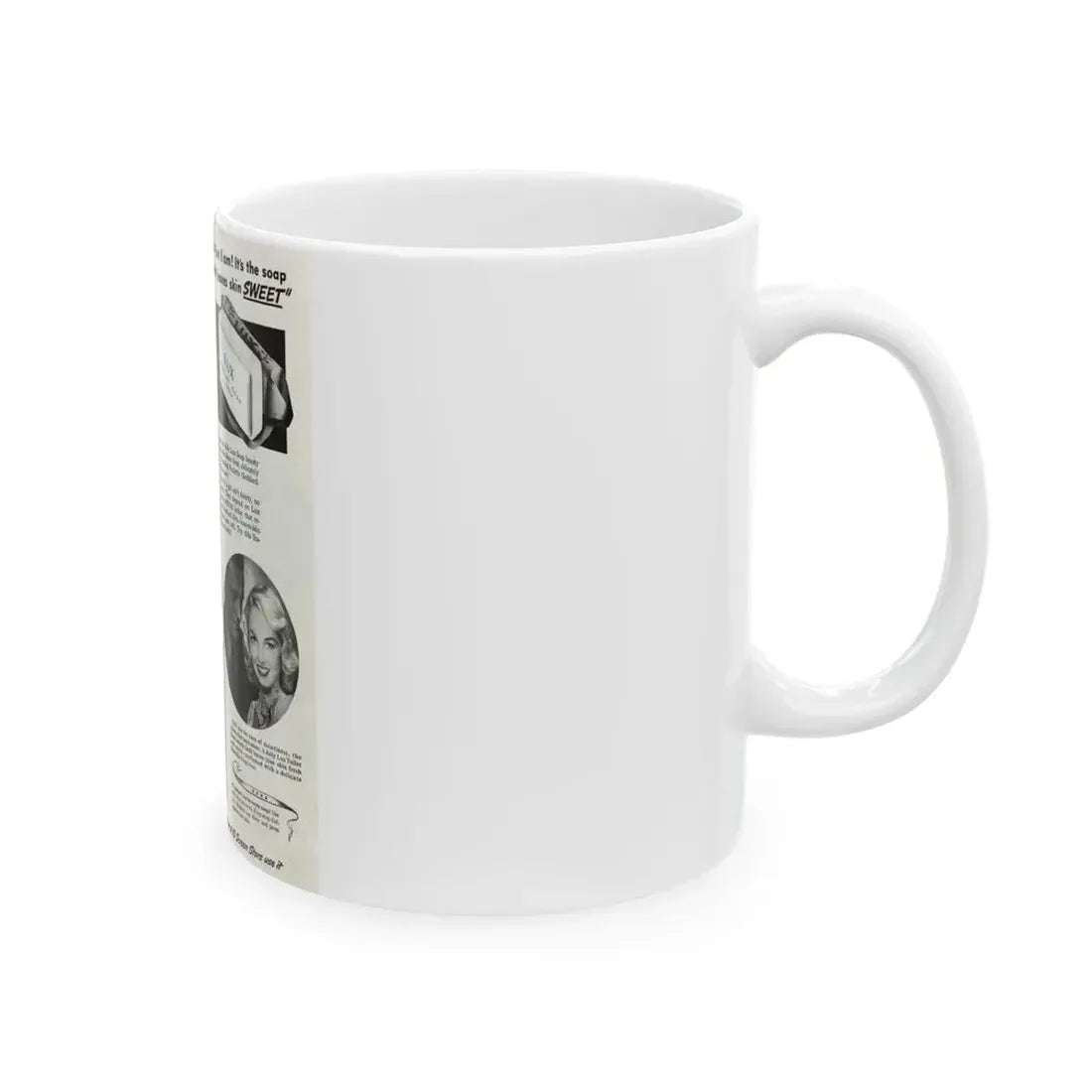 Paulette Goddard #162 - Shampoo Add (Vintage Female Icon) White Coffee Mug - Go Mug Yourself