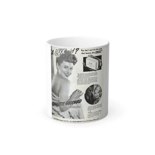Paulette Goddard #162 - Shampoo Add (Vintage Female Icons) Color Changing Mug 11oz-11oz-Go Mug Yourself