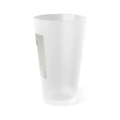Paulette Goddard #163 (Vintage Female Icon) Frosted Pint Glass 16oz - Go Mug Yourself