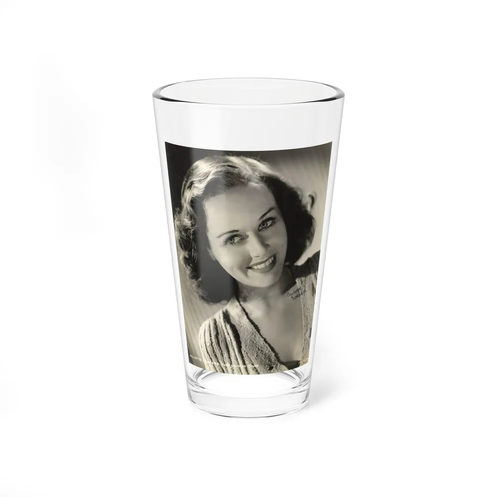 Paulette Goddard #169 (Vintage Female Icon) Pint Glass 16oz-16oz-Go Mug Yourself