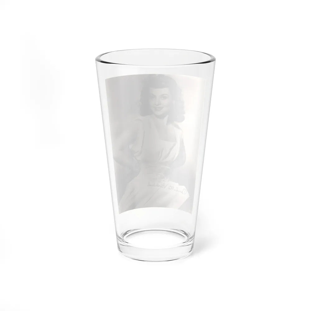 Paulette Goddard #173 (Vintage Female Icon) Pint Glass 16oz-Go Mug Yourself