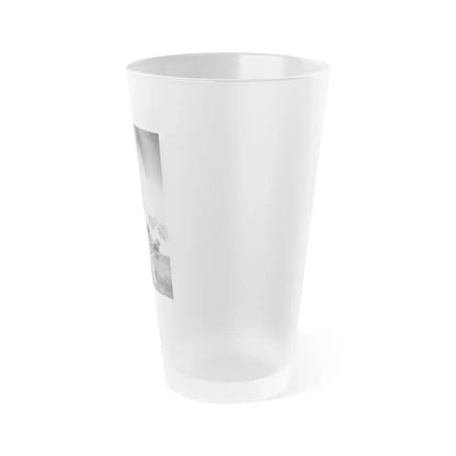 Paulette Goddard #181 (Vintage Female Icon) Frosted Pint Glass 16oz - Go Mug Yourself