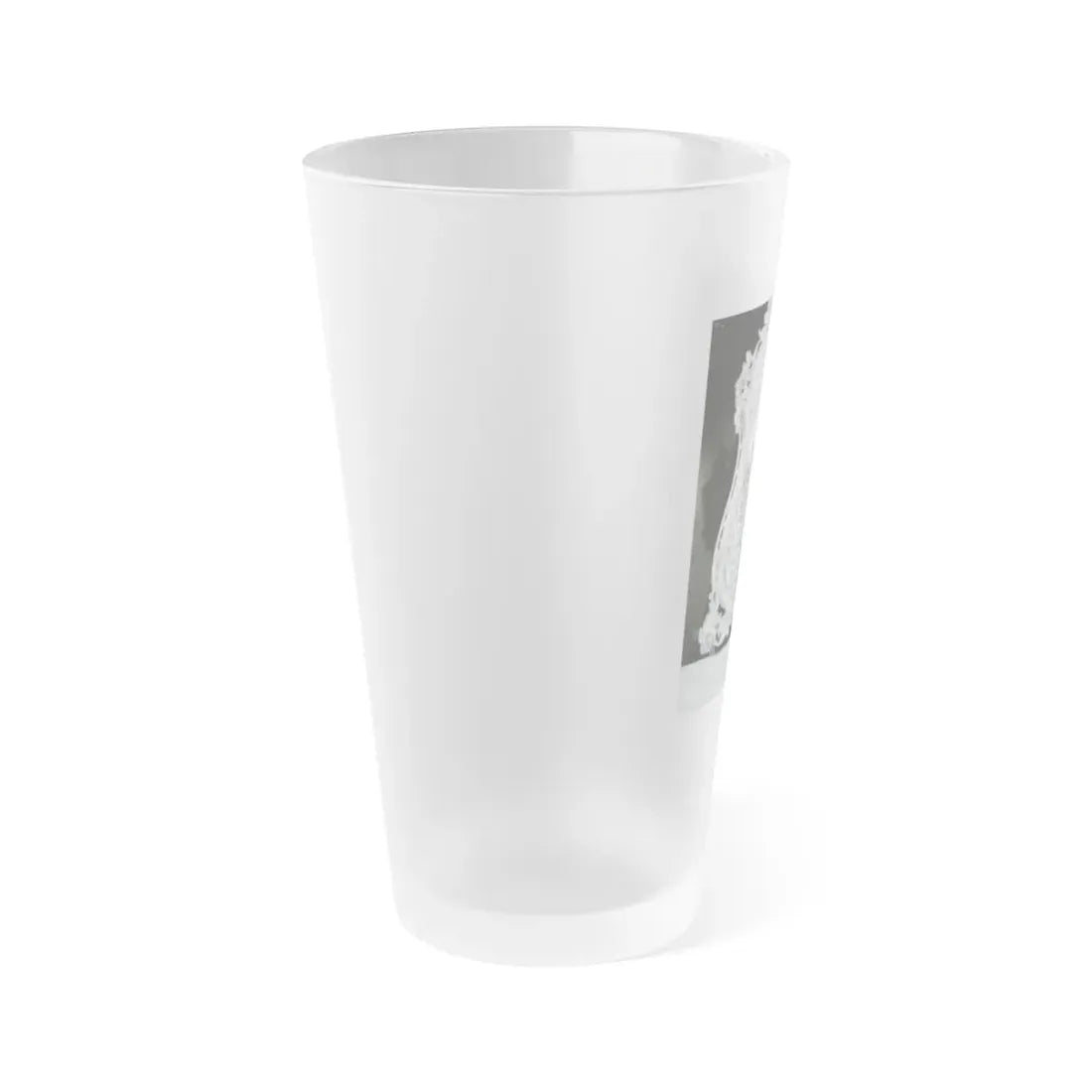 Paulette Goddard #186 (Vintage Female Icon) Frosted Pint Glass 16oz - Go Mug Yourself