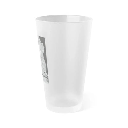 Paulette Goddard #186 (Vintage Female Icon) Frosted Pint Glass 16oz - Go Mug Yourself