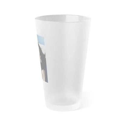 Paulette Goddard #199 (Vintage Female Icon) Frosted Pint Glass 16oz - Go Mug Yourself