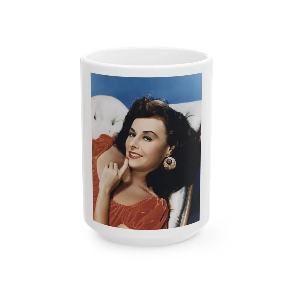 Paulette Goddard #199 (Vintage Female Icon) White Coffee Mug-15oz-Go Mug Yourself