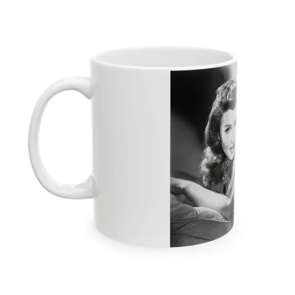 Paulette Goddard #2001 (Vintage Female Icon) White Coffee Mug-Go Mug Yourself