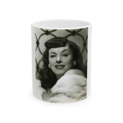 Paulette Goddard #205 (Vintage Female Icon) White Coffee Mug-11oz-Go Mug Yourself