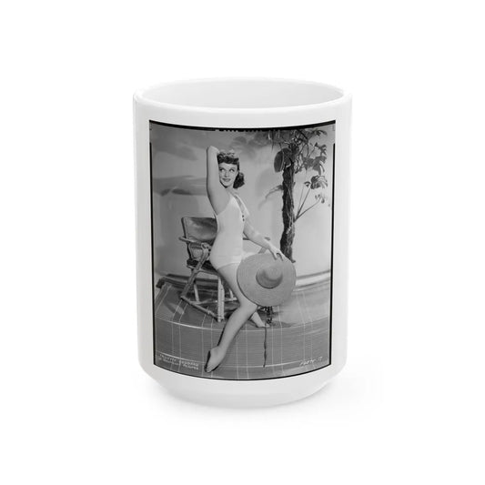 Paulette Goddard #207 (Vintage Female Icon) White Coffee Mug-15oz-Go Mug Yourself