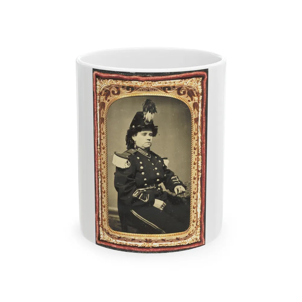 Pauline Cushman In Military-Style Costume (U.S. Civil War) White Coffee Mug-11oz-Go Mug Yourself