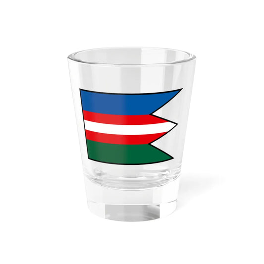 Pavlova Ves Liptovsky Mikulas Flag (Slovakia) Shot Glass 1.5oz 1.5oz - Go Mug Yourself