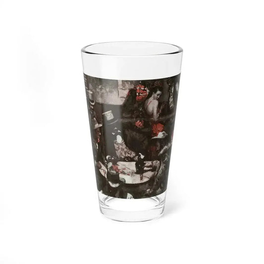 Pay Streak, Cosmopolitan, November 1936 (Magazine Illustration) Pint Glass 16oz 16oz - Go Mug Yourself