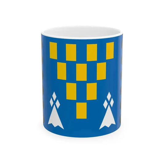 Pays de Baud District Flag (France) White Coffee Mug 11oz - Go Mug Yourself