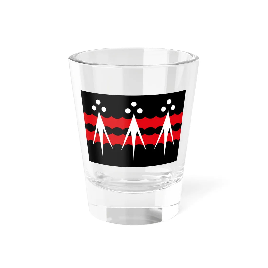 Pays de Lorient traditional district flag (France) Shot Glass 1.5oz 1.5oz - Go Mug Yourself