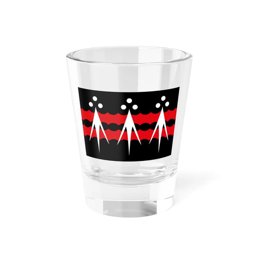 Pays de Lorient traditional district flag (France) Shot Glass 1.5oz 1.5oz - Go Mug Yourself