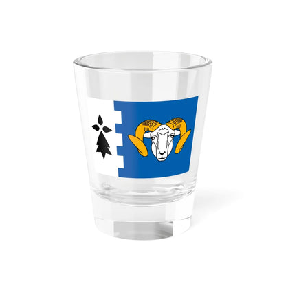 Pays Glazik traditional district flag (France) Shot Glass 1.5oz 1.5oz - Go Mug Yourself