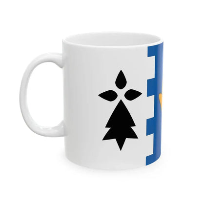 Pays Glazik traditional district flag (France) White Coffee Mug - Go Mug Yourself