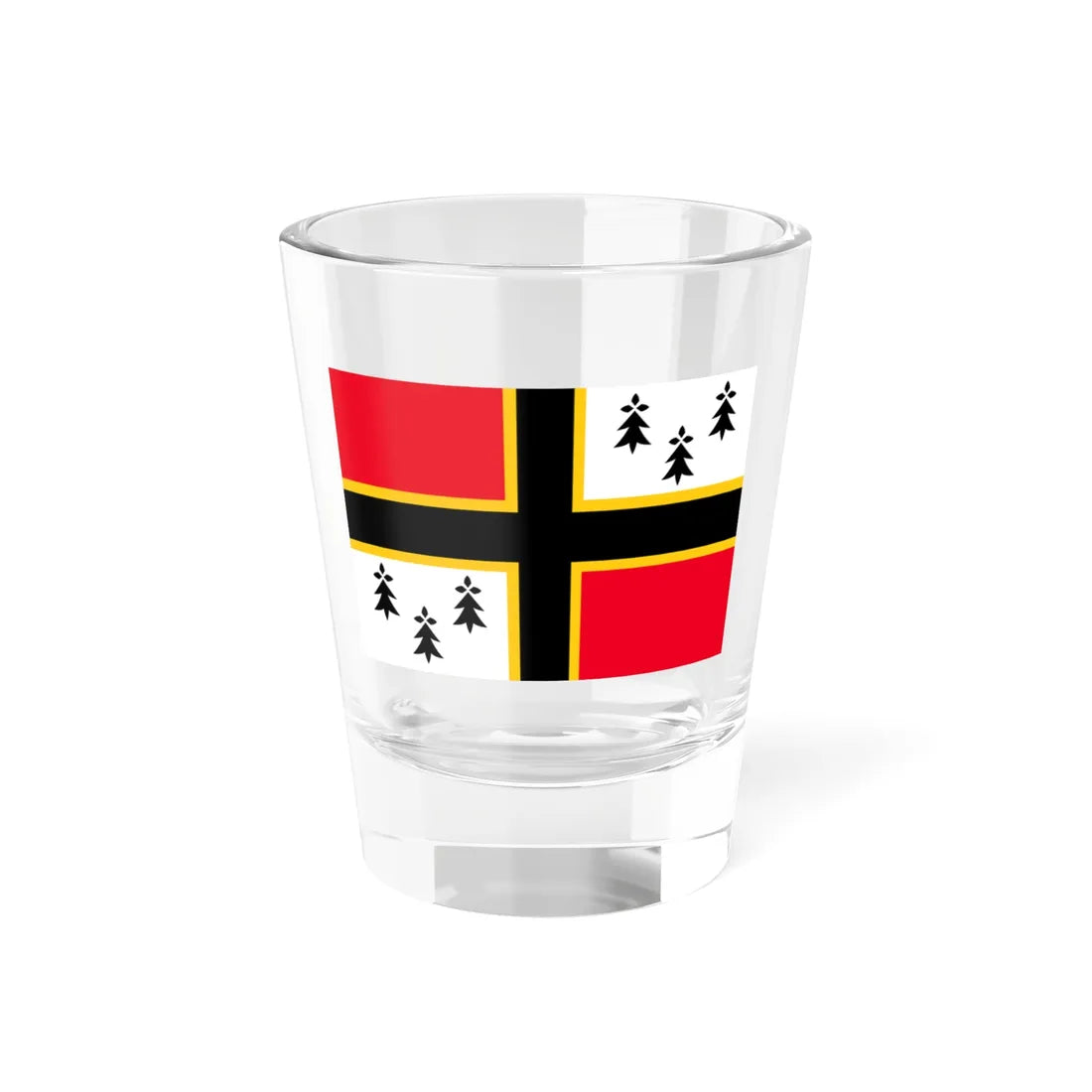 Pays malouin (Belgium) Shot Glass 1.5oz 1.5oz - Go Mug Yourself