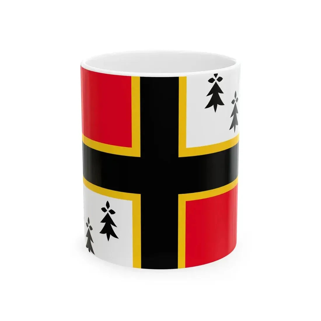 Pays malouin (Belgium) White Coffee Mug 11oz - Go Mug Yourself