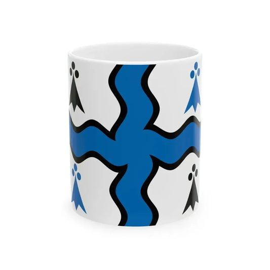 Pays Mitaud District Flag (France) White Coffee Mug 11oz - Go Mug Yourself