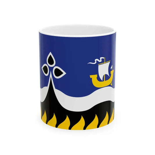 Pays Pagan traditional district flag (France) White Coffee Mug 11oz - Go Mug Yourself