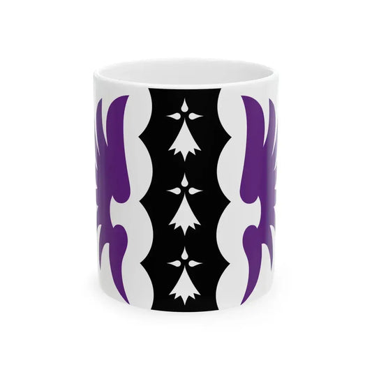 Pays Pourlet traditional district flag (France) White Coffee Mug 11oz - Go Mug Yourself
