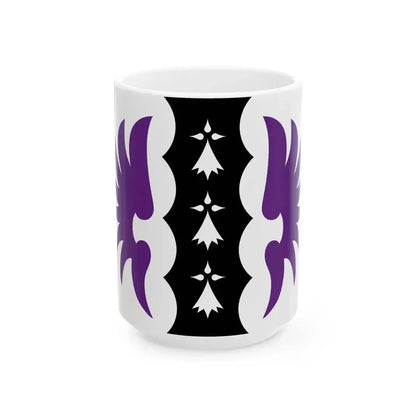 Pays Pourlet traditional district flag (France) White Coffee Mug 15oz - Go Mug Yourself