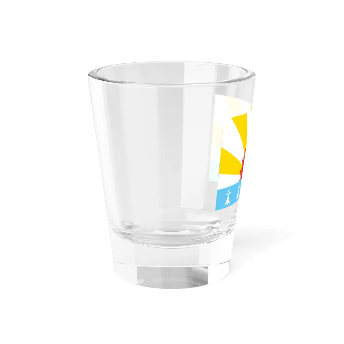 Pays Rouzig traditional district flag (France) Shot Glass 1.5oz - Go Mug Yourself