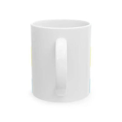Pays Rouzig traditional district flag (France) White Coffee Mug - Go Mug Yourself