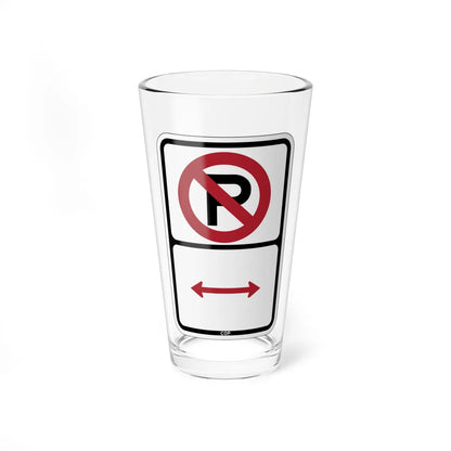 PBOT Road sign P1000D (Oregon) (Road Sign) Pint Glass 16oz 16oz - Go Mug Yourself