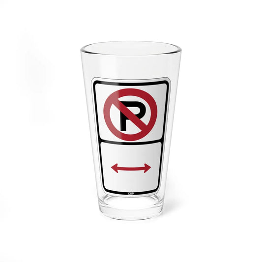 PBOT Road sign P1000D (Oregon) (Road Sign) Pint Glass 16oz 16oz - Go Mug Yourself