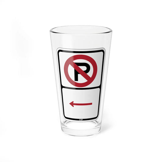 PBOT Road sign P1000L (Oregon) (Road Sign) Pint Glass 16oz 16oz - Go Mug Yourself