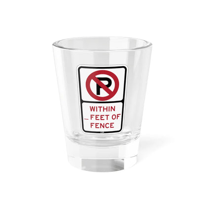 PBOT Road sign P1070 (Oregon) (Road Sign) Shot Glass 1.5oz 1.5oz - Go Mug Yourself