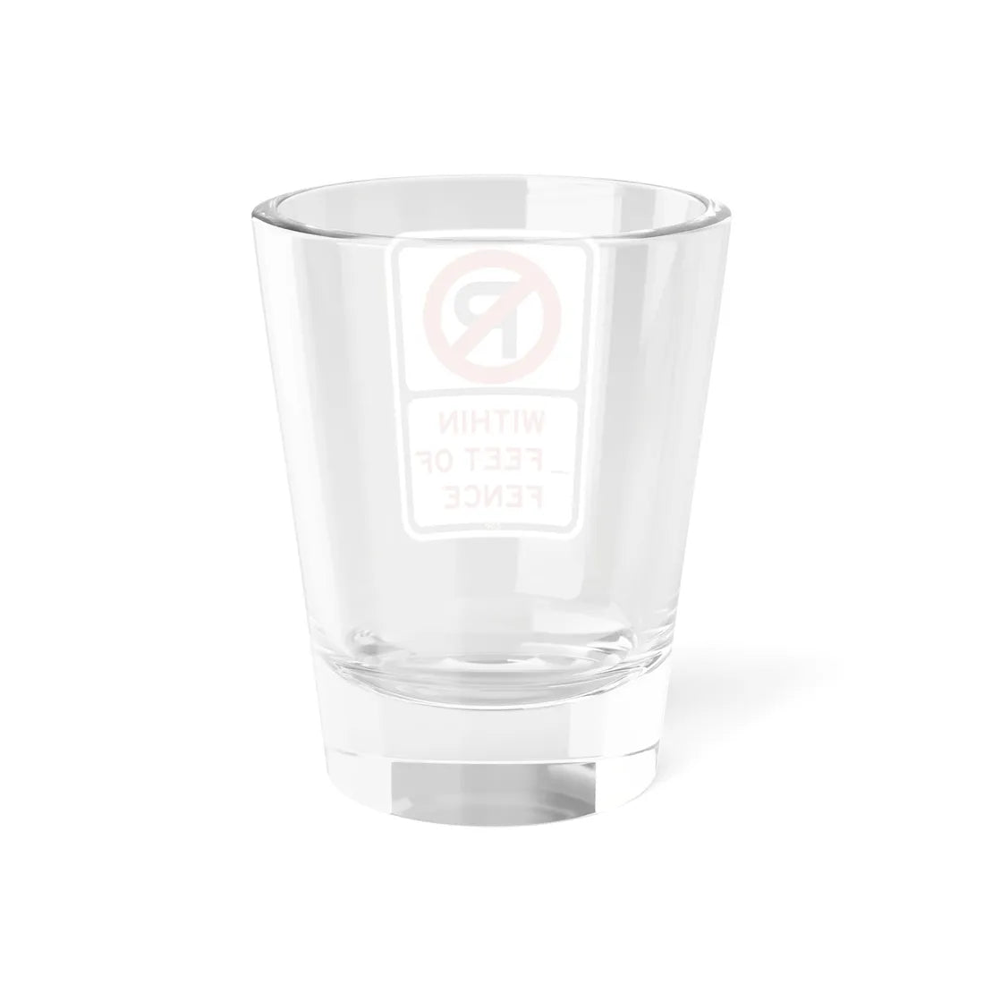 PBOT Road sign P1070 (Oregon) (Road Sign) Shot Glass 1.5oz - Go Mug Yourself