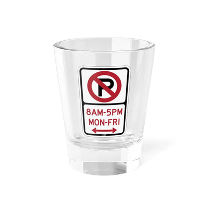 PBOT Road sign P1080D (Oregon) (Road Sign) Shot Glass 1.5oz 1.5oz - Go Mug Yourself