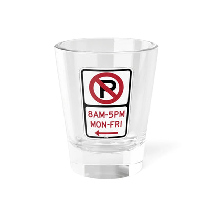 PBOT Road sign P1080L (Oregon) (Road Sign) Shot Glass 1.5oz 1.5oz - Go Mug Yourself